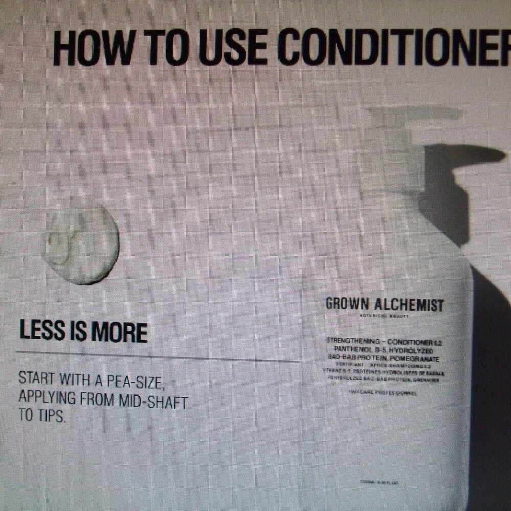 GROWN ALCHEMIST Strengthening Hair Conditioner !! 16.9 ounce size - Picture 4 of 9